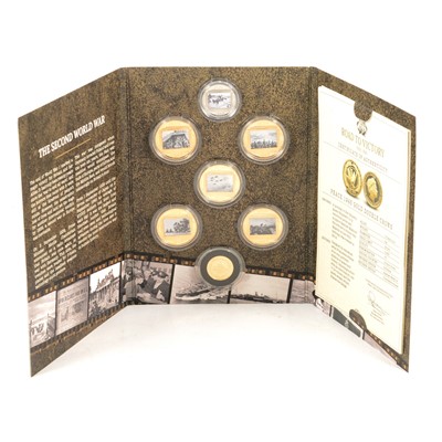 Lot 188 - London Mint Office "Road to Victory 1939-1945" coin set