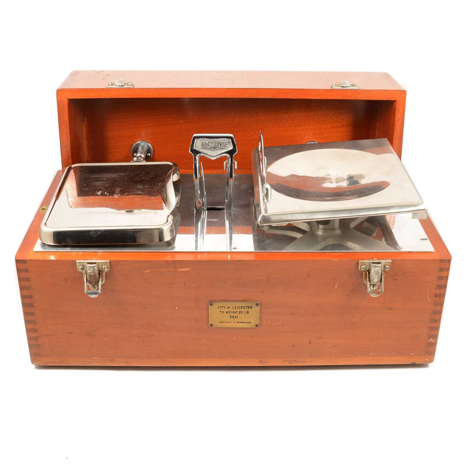 Lot 172 - Set of stainless-steel platform scale,