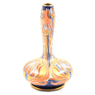 Lot 512 - William Moorcroft for James Macintyre, a Florian Ware 'Alhambra' design vase