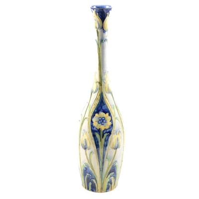 Lot 515 - William Moorcroft for James Macintyre, a Florian Ware bottle vase