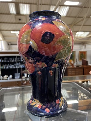 Lot 519 - William Moorcroft, a large 'Pomegranate' design vase