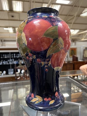 Lot 519 - William Moorcroft, a large 'Pomegranate' design vase