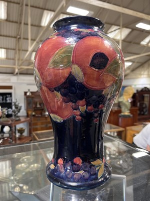 Lot 519 - William Moorcroft, a large 'Pomegranate' design vase