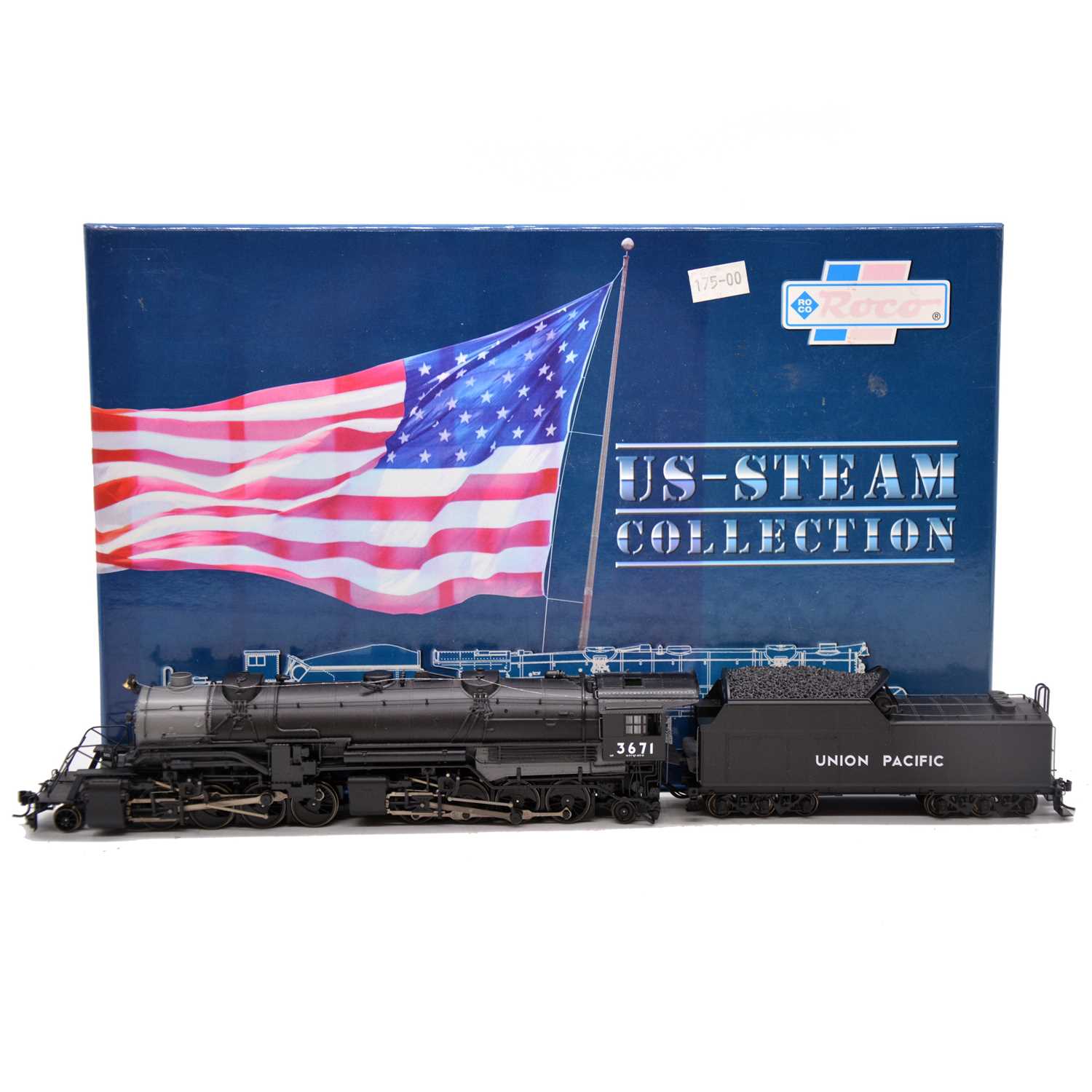 Lot 113 - Roco HO gauge steam locomotive and tender, boxed