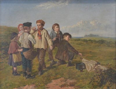 Lot 302 - William Hemsley, Birdcatchers