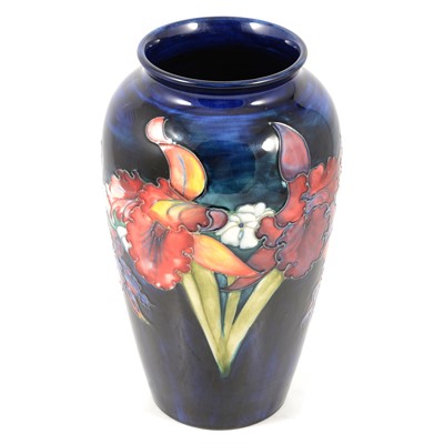 Lot 90 - Moorcroft Pottery, a large 'Orchid' vase