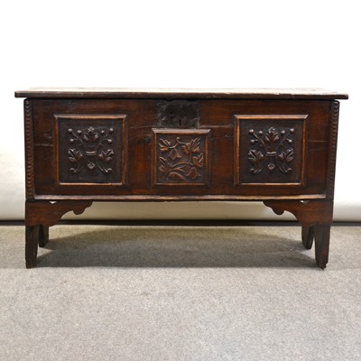 Lot 415 - Joined oak coffer