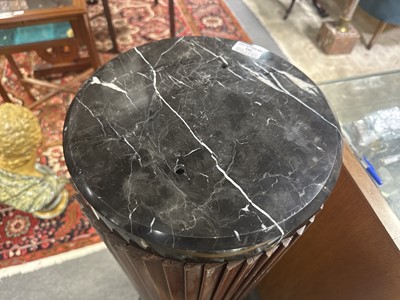 Lot 391 - Mahogany and stained wood column