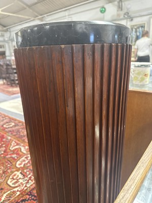 Lot 391 - Mahogany and stained wood column