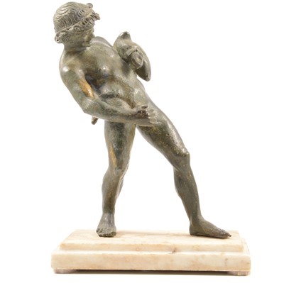 Lot 157 - After the antique, Faun with a wine sack