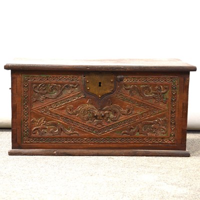 Lot 370 - Indian hardwood box