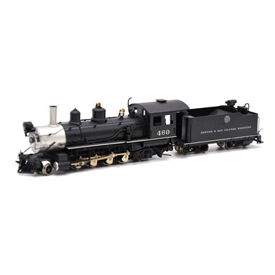 Lot 120 - Brass HOn3 gauge steam locomotive and tender, K27