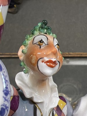 Lot 57 - Meissen figure, The plate juggler, by Peter Strang