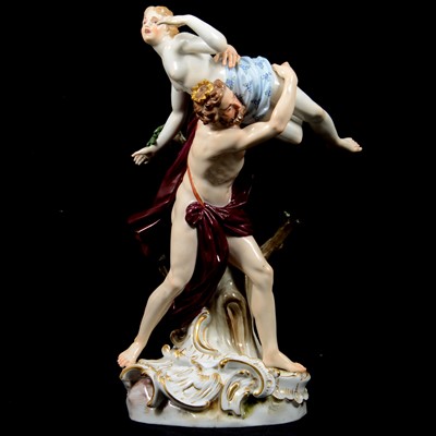 Lot 51 - Meissen group, The rape of Proserpine