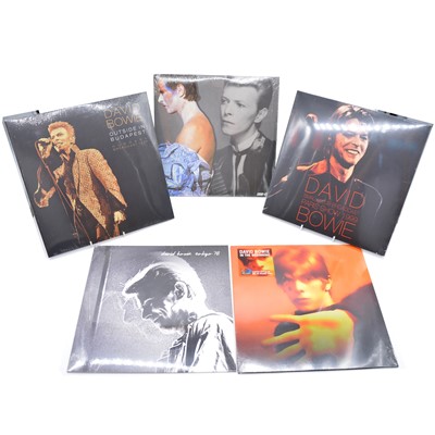 Lot 44 - Five David Bowie modern release vinyl records.