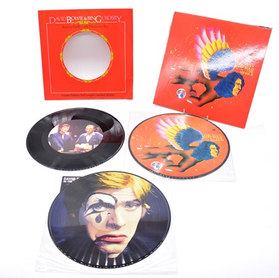 Lot 48 - Six David Bowie picture disc vinyl records