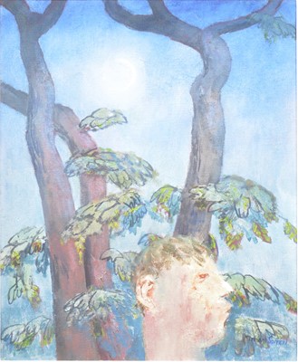 Lot 629 - Richard Sorrell, A man whistling near some trees