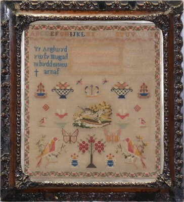 Lot 321 - Woolwork sampler