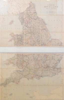 Lot 327 - Keith Johnston, Library or Travelling map of England and Wales