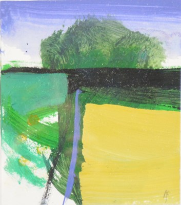 Lot 600 - Anthea Stilwell, Three abstract landscapes