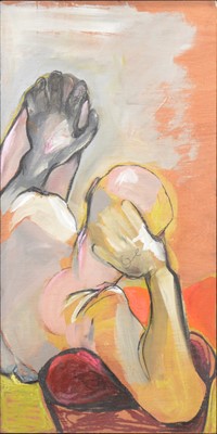 Lot 195 - Toose Morton, Abstract, and Reclining figure, together with two contemporary figure studies