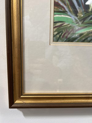 Lot 342 - Tony Brummell Smith, Flowers in a garden