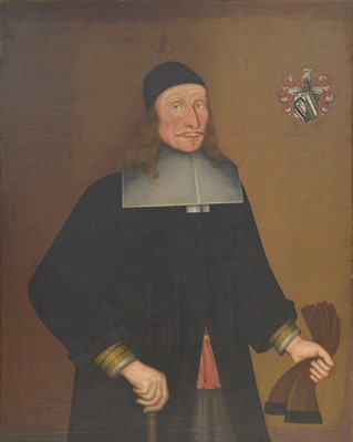 Lot 156 - English School, probably 16th Century, Portrait of a Stuart Period gentleman