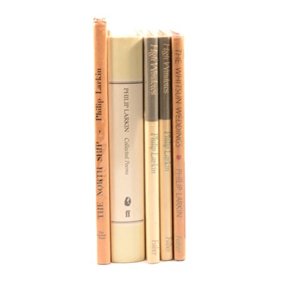 Lot 319 - Philip Larkin, five volumes