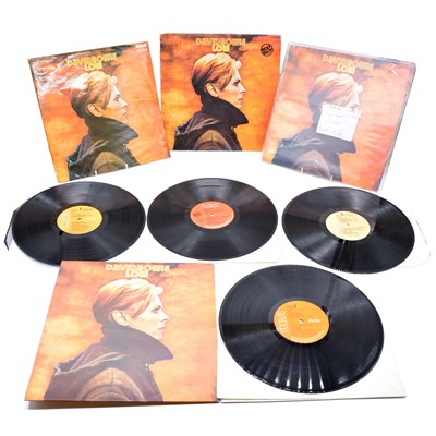 Lot 52 - Four pressing of Low David Bowie LP vinyl records