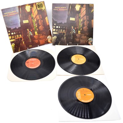 Lot 62 - David Bowie LP vinyl records, five pressings of The Rise and Fall of Ziggy Stardust