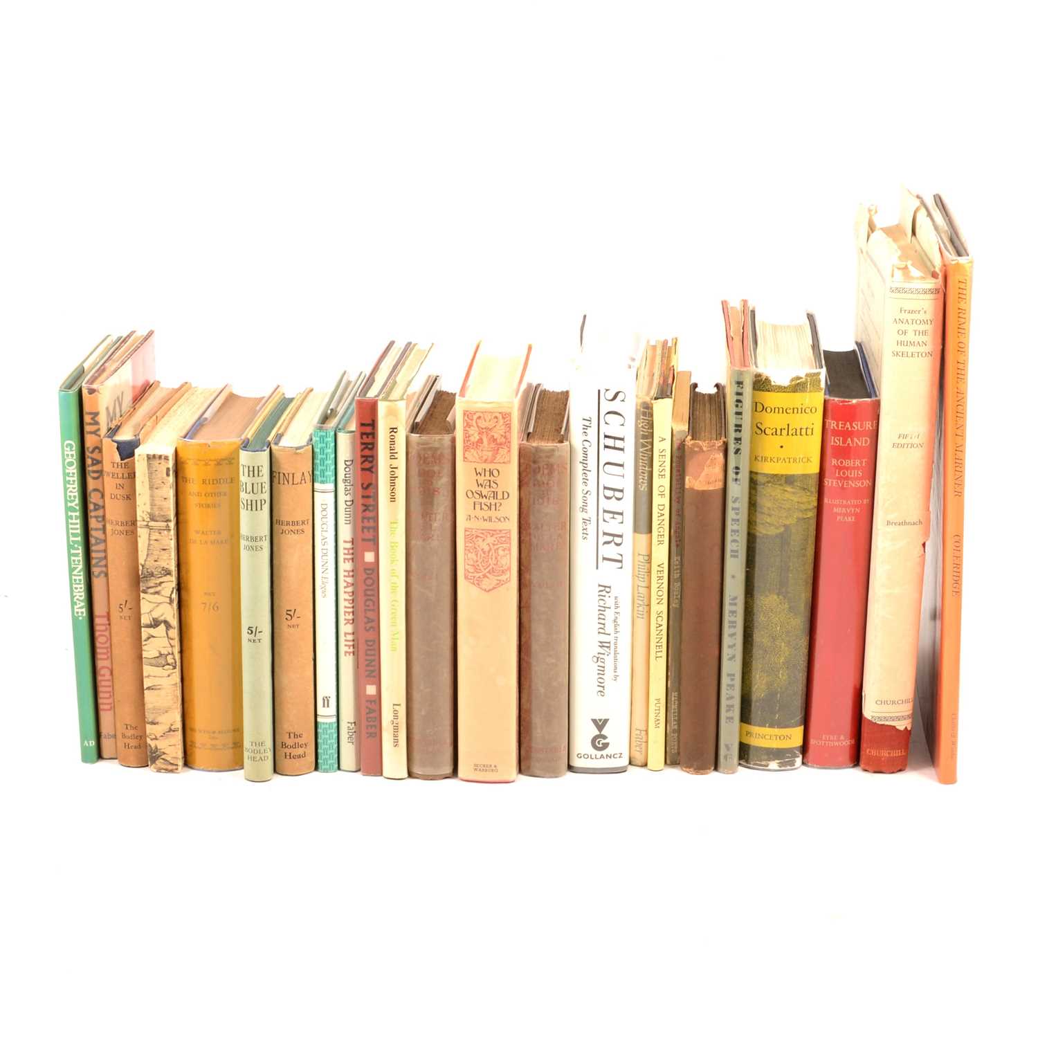 Lot 147 - Books, including Walter de la Mare, Douglas Dunn, Thom Gunn, etc.