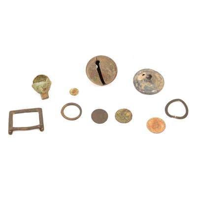 Lot 247 - Roman and other coins and artefacts.