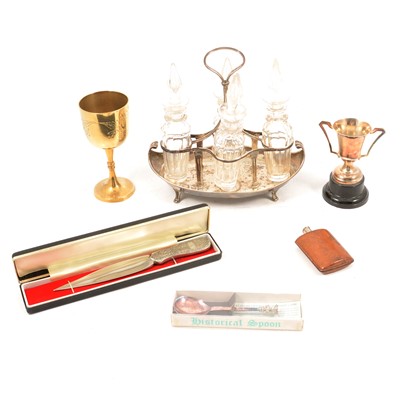 Lot 173 - Collection of silver-plated wares.