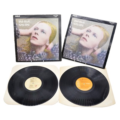 Lot 67 - David Bowie LP vinyl records, eight pressings of Hunky Dory, including SF8244 UK pressing, 3T/3T