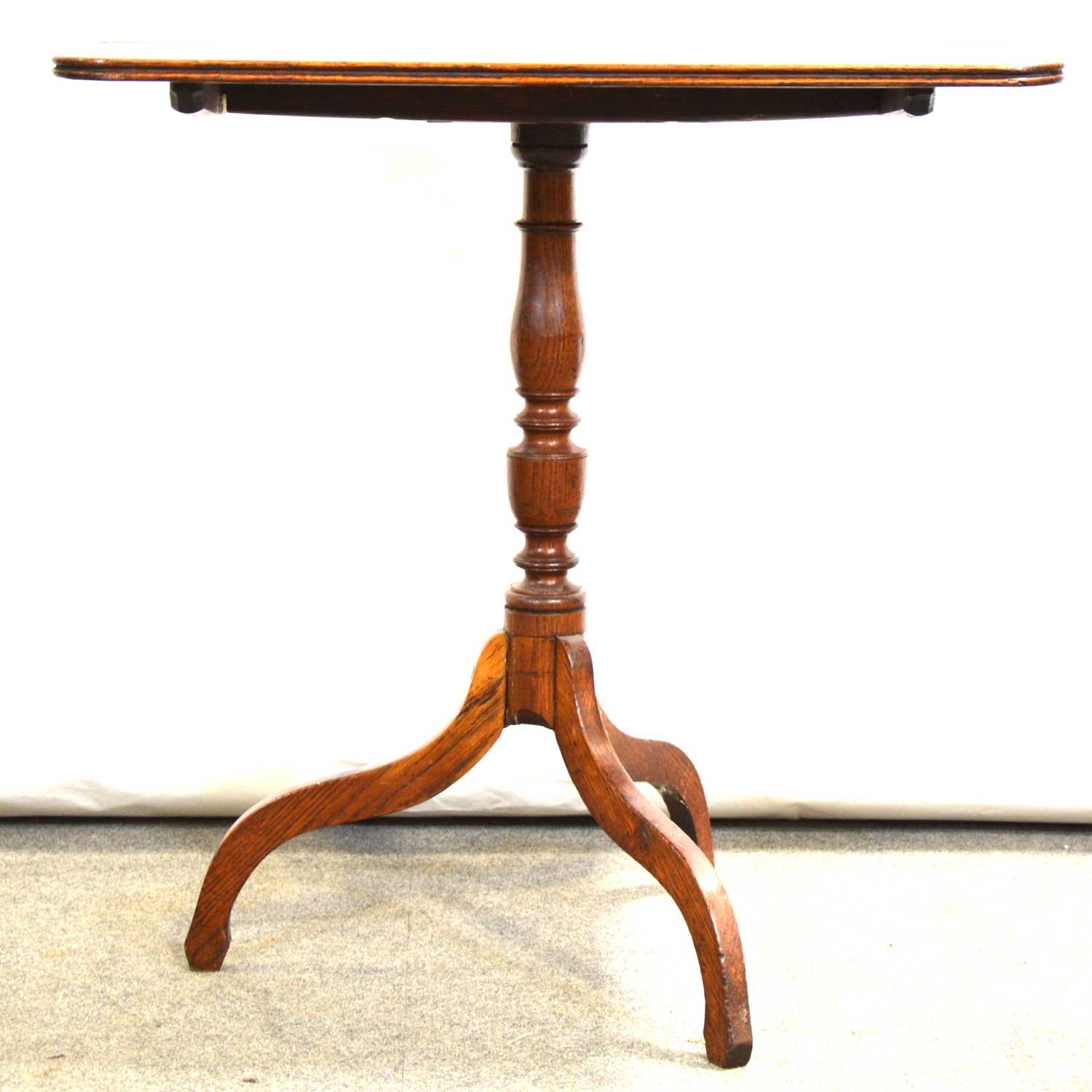 Lot 399 Victorian oak table,