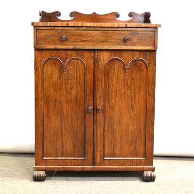 Lot 395 - Regency rosewood chiffonier