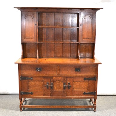 Lot 504 - Arts & Crafts oak dresser, by Heal & Son