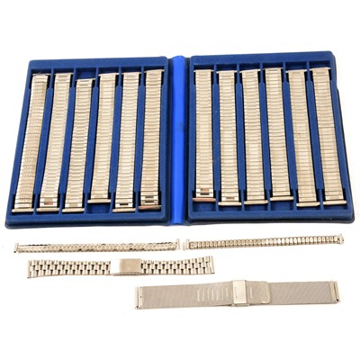 Lot 178 - One box of stainless steel watch straps.