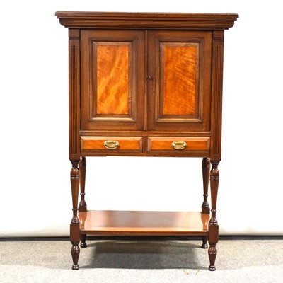 Lot 455 - Victorian walnut cupboard