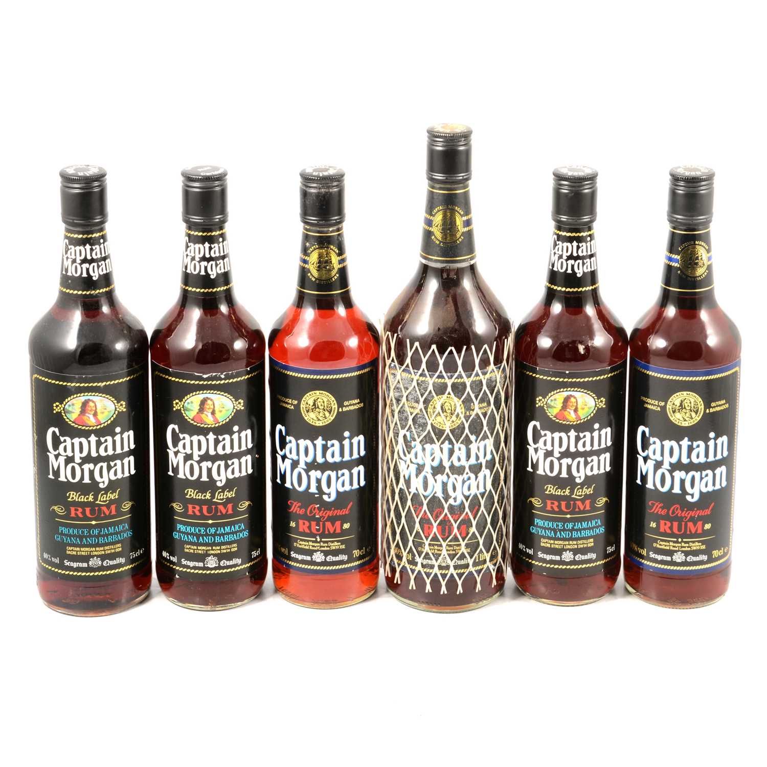 Cap Mogan Lot 126 - Captain Morgan, three bottles of Original