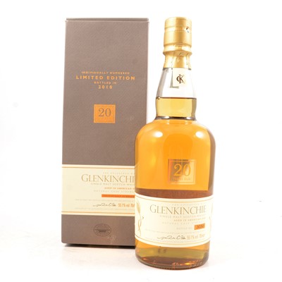 Lot 240 - Glenkinchie 2010, 20 year old, cask strength single Highland malt whisky