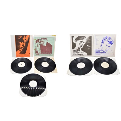 Lot 75 - David Bowie LP vinyl records, four private pressing.