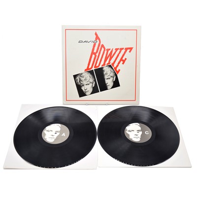 Lot 78 - Three unofficial release David Bowie LP vinyl records.
