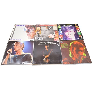 Lot 82 - Eleven David Bowie LP vinyl records including I'm Only Dancing (the could tour 1974)