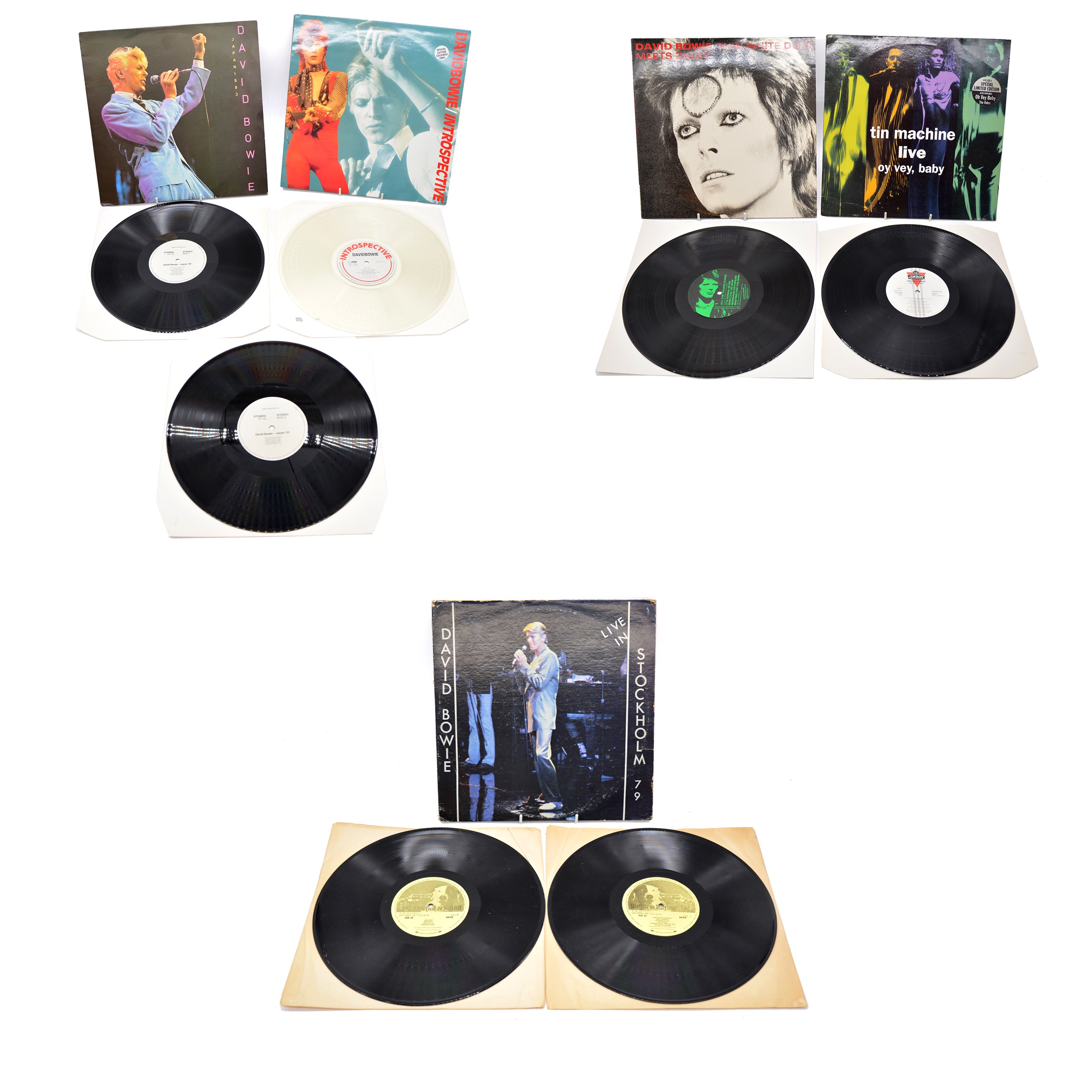Lot 84 - Five David Bowie unofficial and promo release