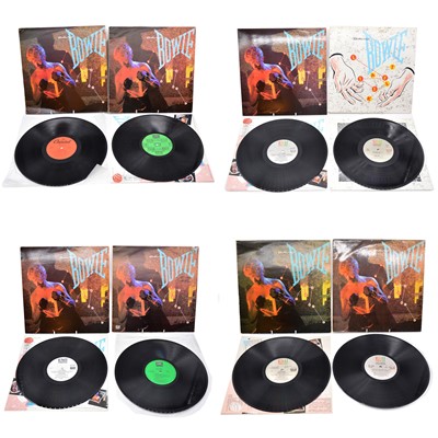Lot 92 - David Bowie LP vinyl music records, eight Lets Dance Pressings