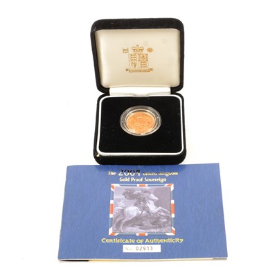 Lot 239 - Elizabeth II gold Proof Sovereign coin