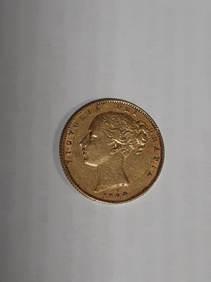 Lot 235 - Victorian gold Sovereign coin