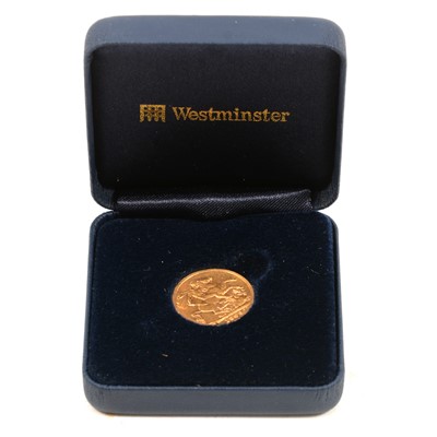 Lot 234 - Edward VII gold Sovereign coin