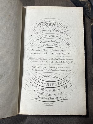 Lot 233 - Mostyn John Armstrong, An Actual Survey of the Great Post-Roads between London and Edinburgh..., 1776